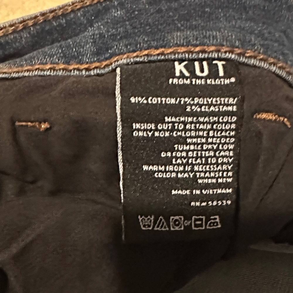 Kut from the Kloth Dark Wash Skinny Jeans - Picture 4 of 4